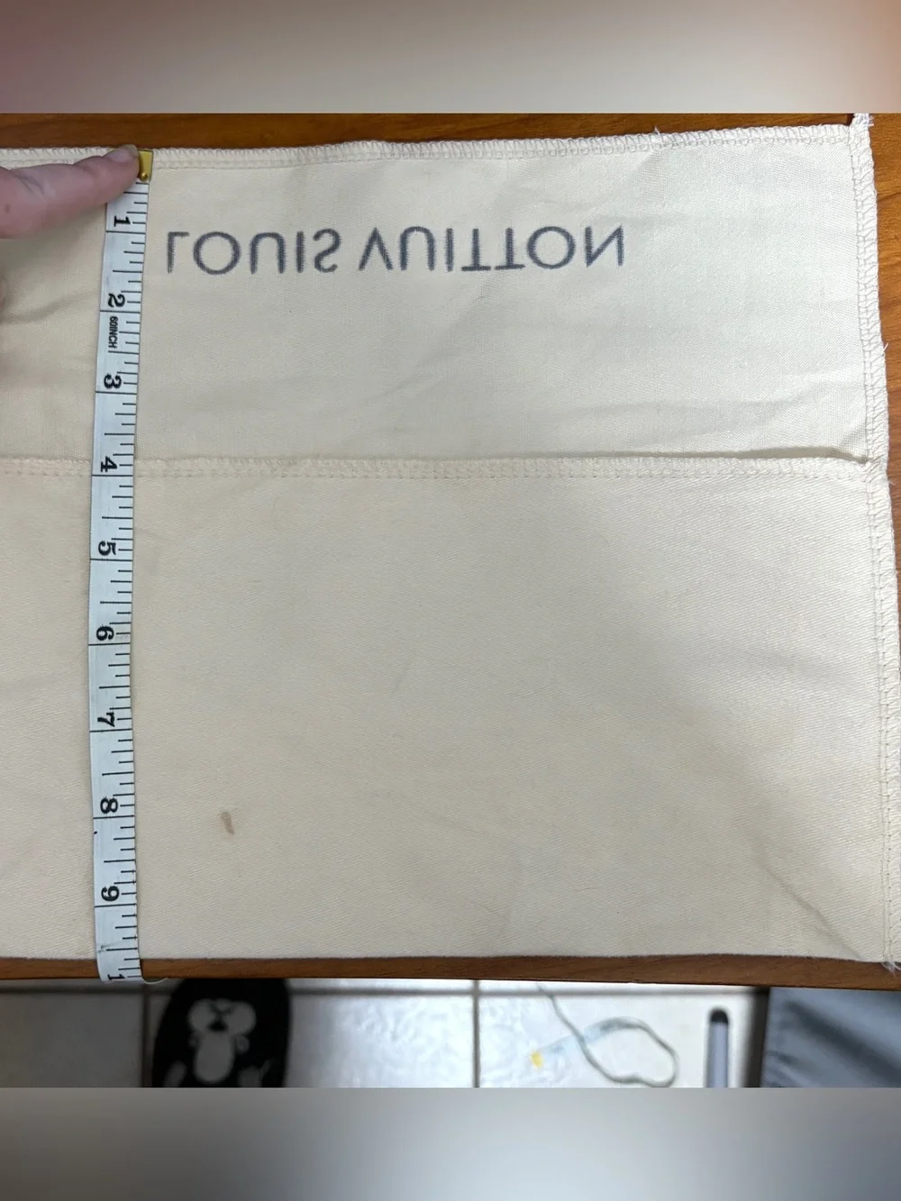 Louis Vuitton Empty Dust Bag Envelope Flap Style